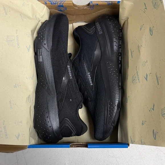 Brooks Women's Glycerin 21 Black Athletic Running Shoes Size 8 Sneakers With Box - Picture 7 of 7